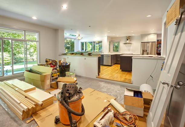 Professional Kitchen Flooring technician working in Wallingford, PA